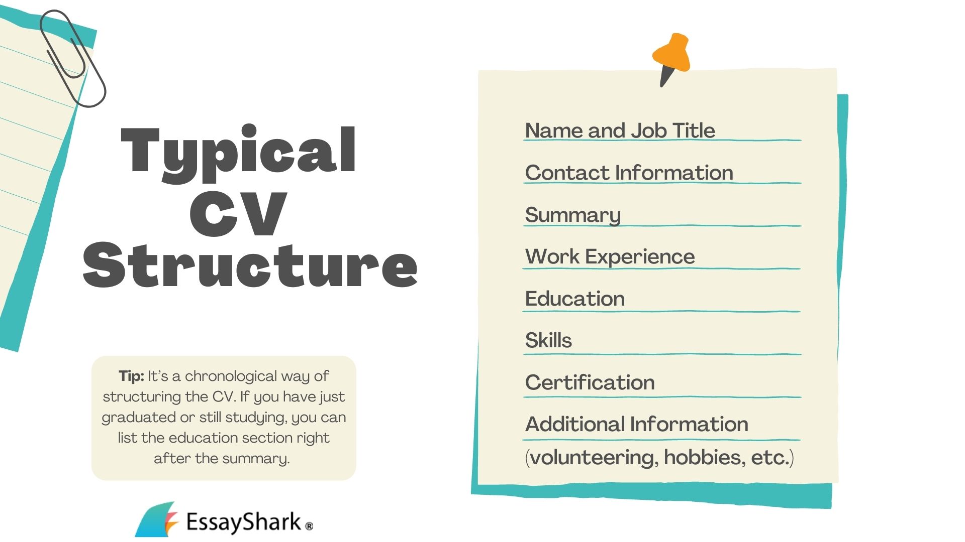 Top Tips To Structure Your Cv Structure Of A Cv Example OCXWW