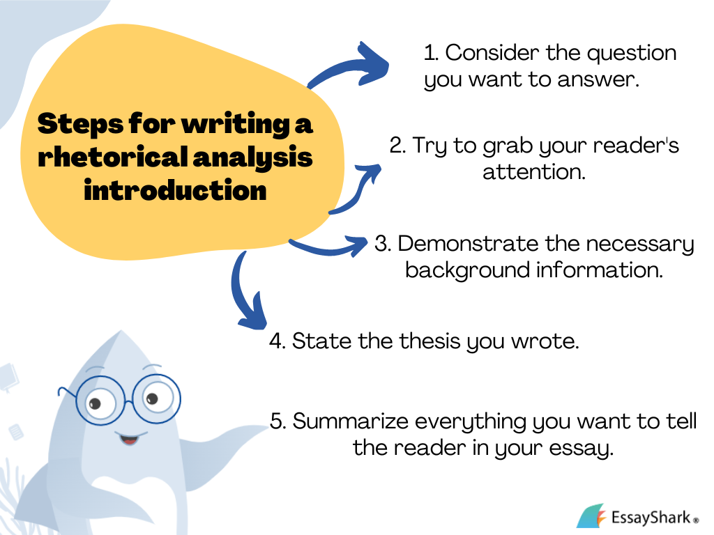 steps for writing a rhetorical analysis introduction