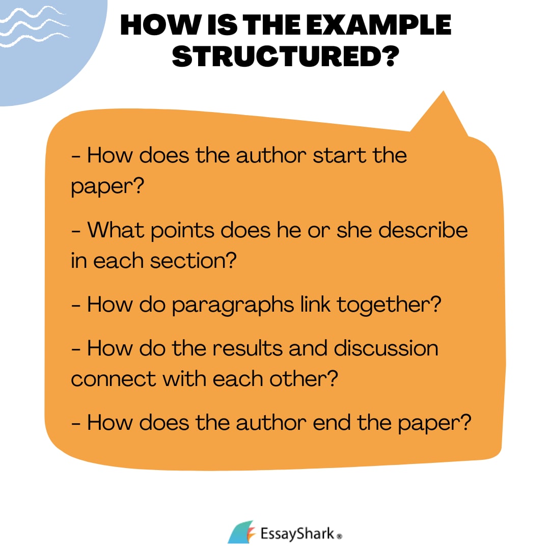 how it research paper example structured
