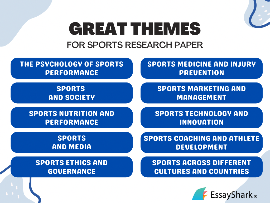 best research topics about sports