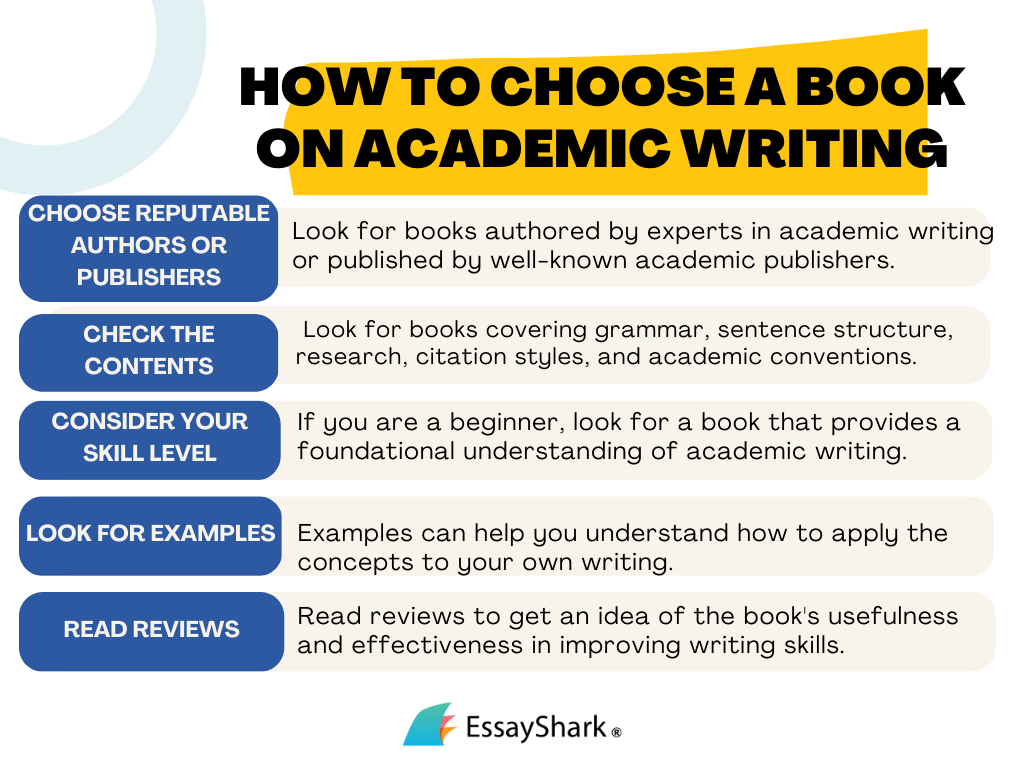 how to choose a book on academic writing