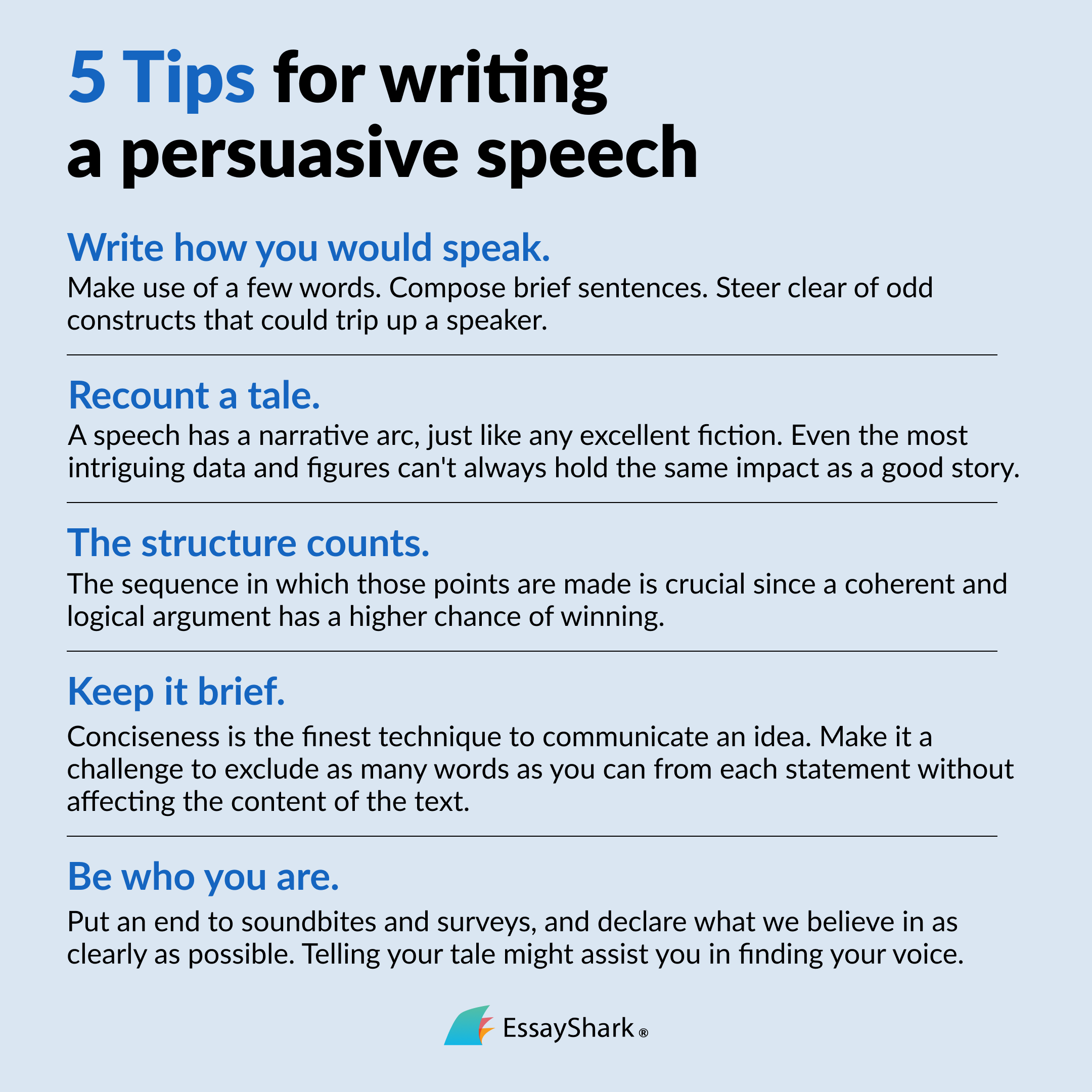 speech writing advice