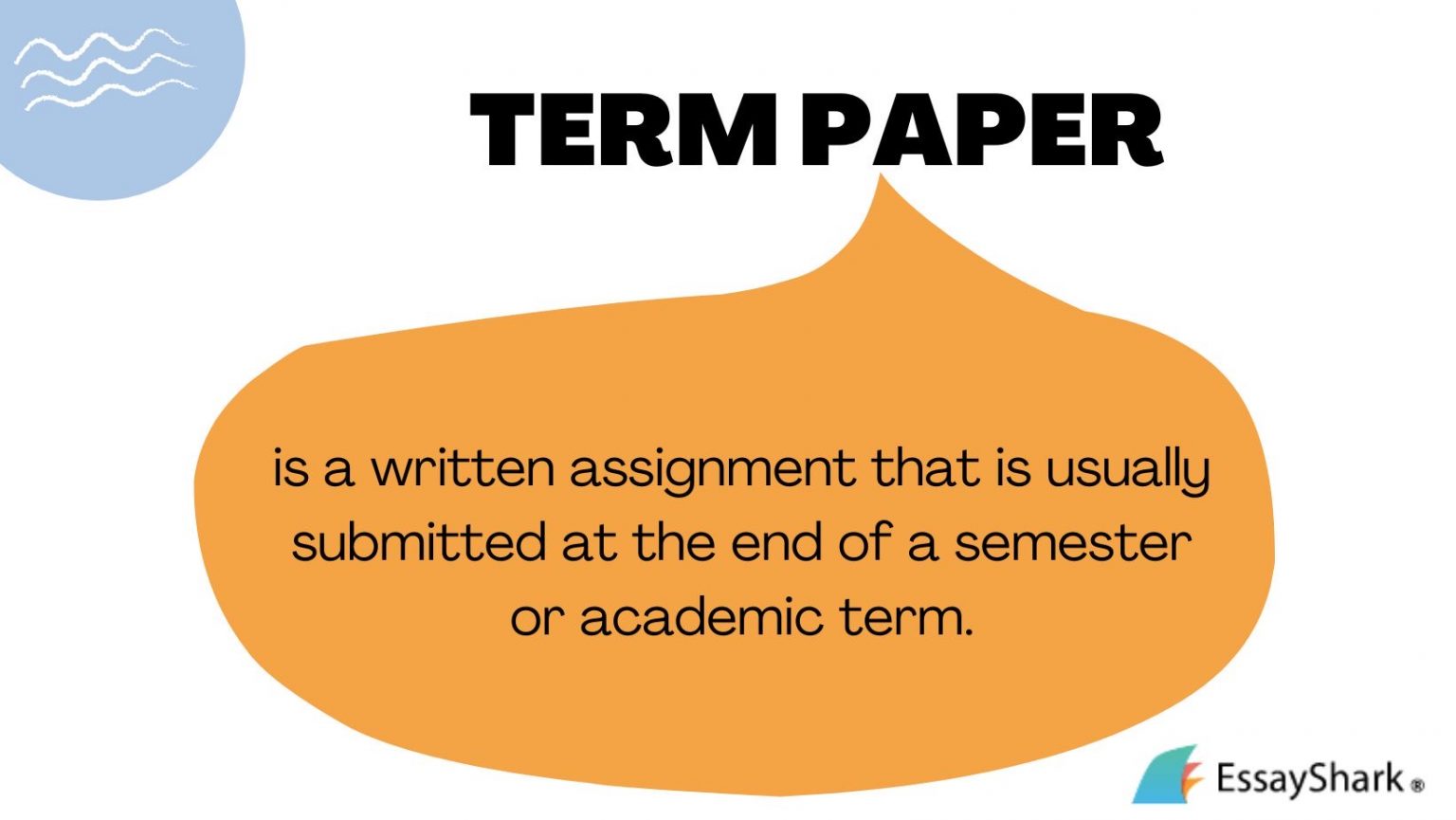 a term paper definition