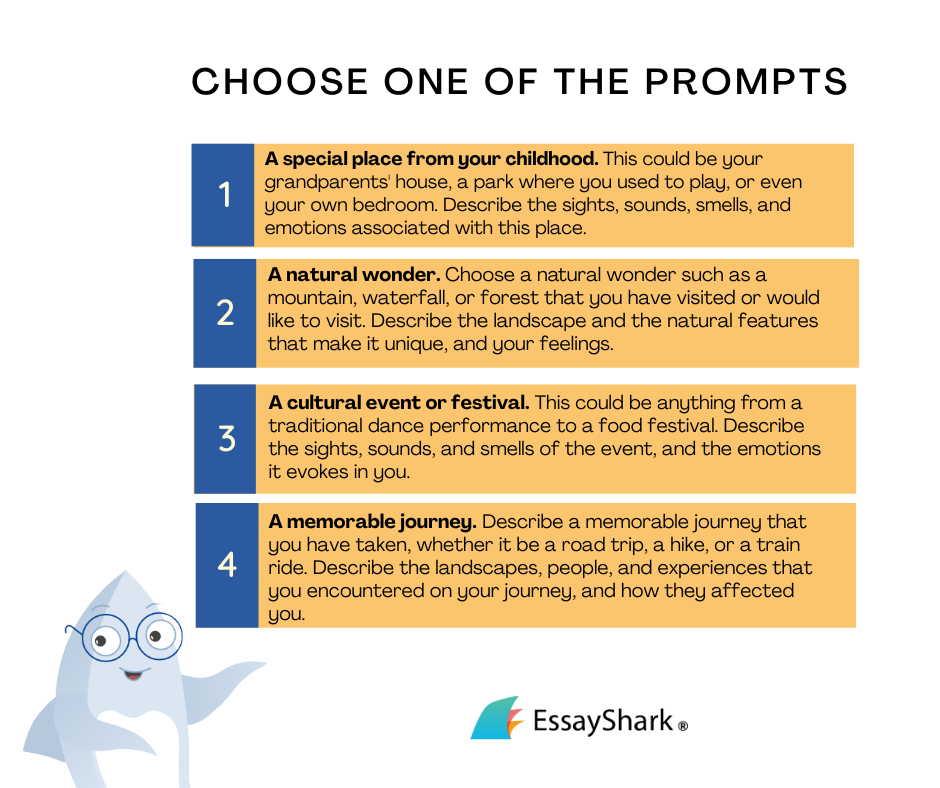 writing prompts for descriptive essay