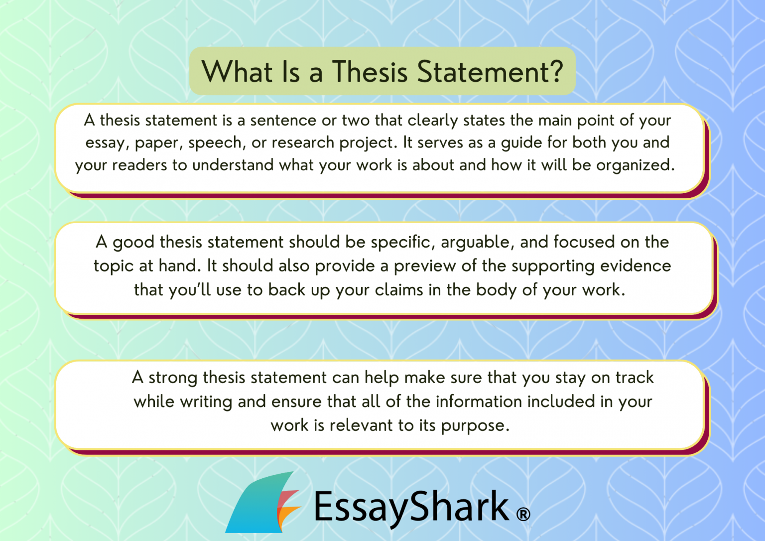 How to Write a Thesis Statement: Examples & Rules