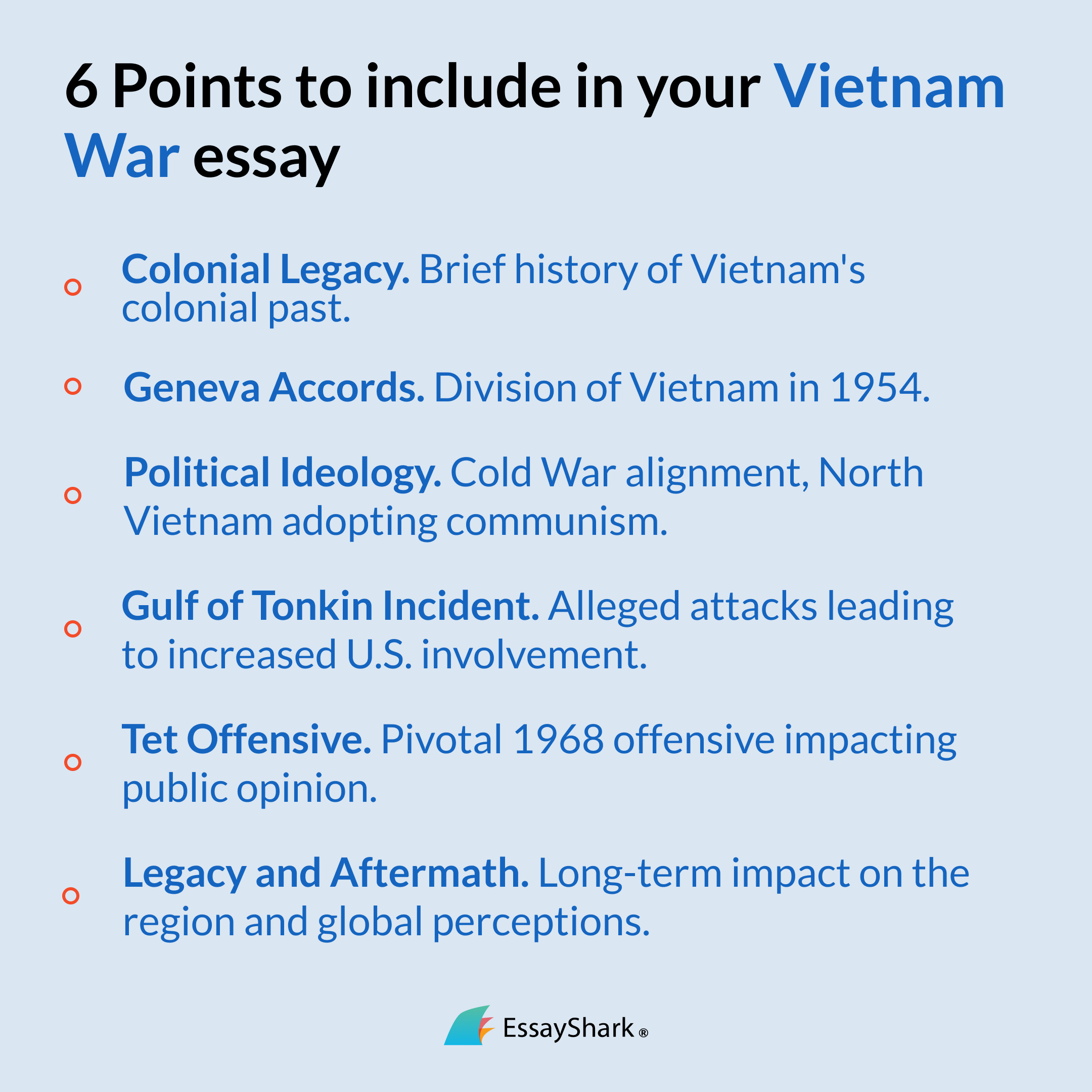 vietnam war paper ideas