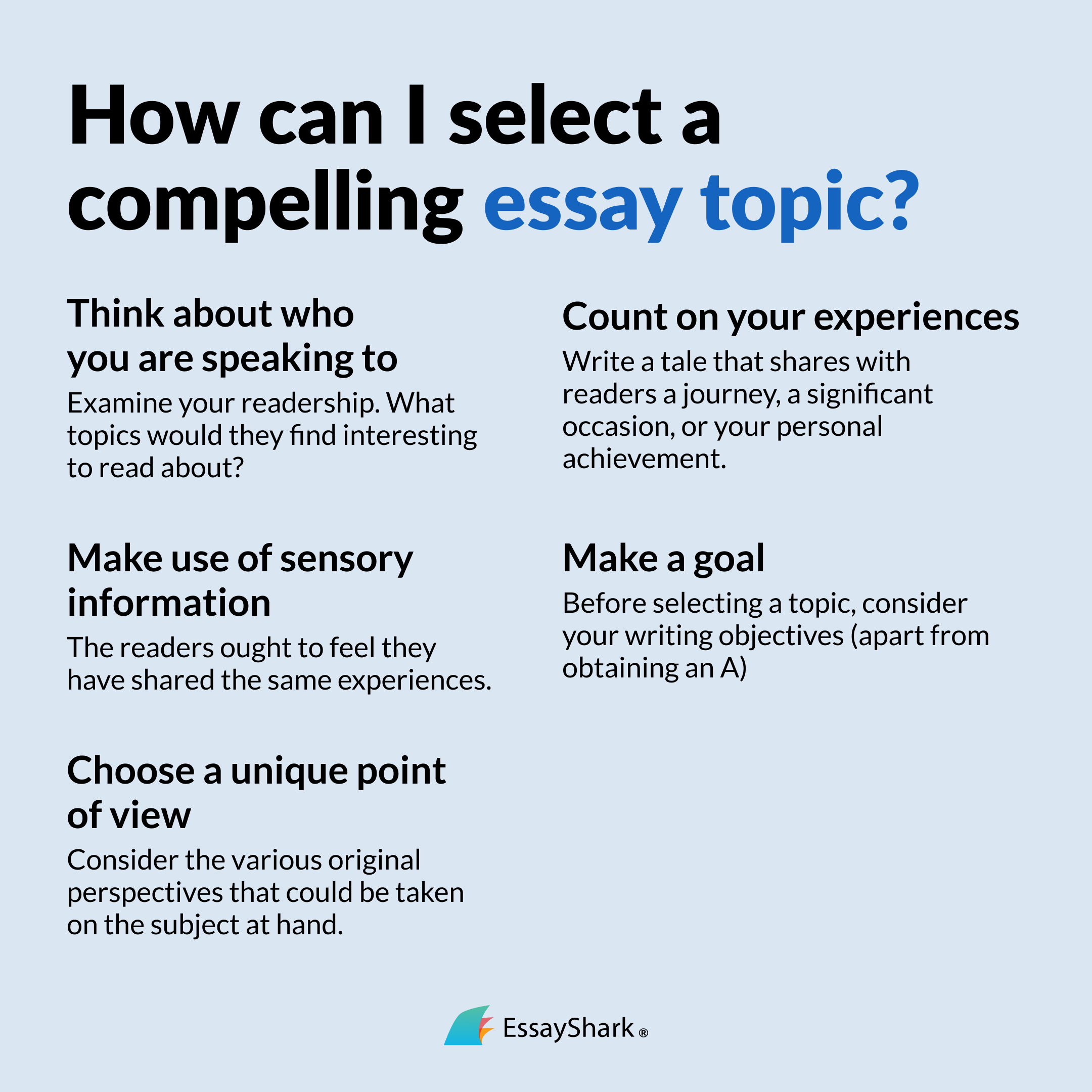 how to choose a recycling essay topic