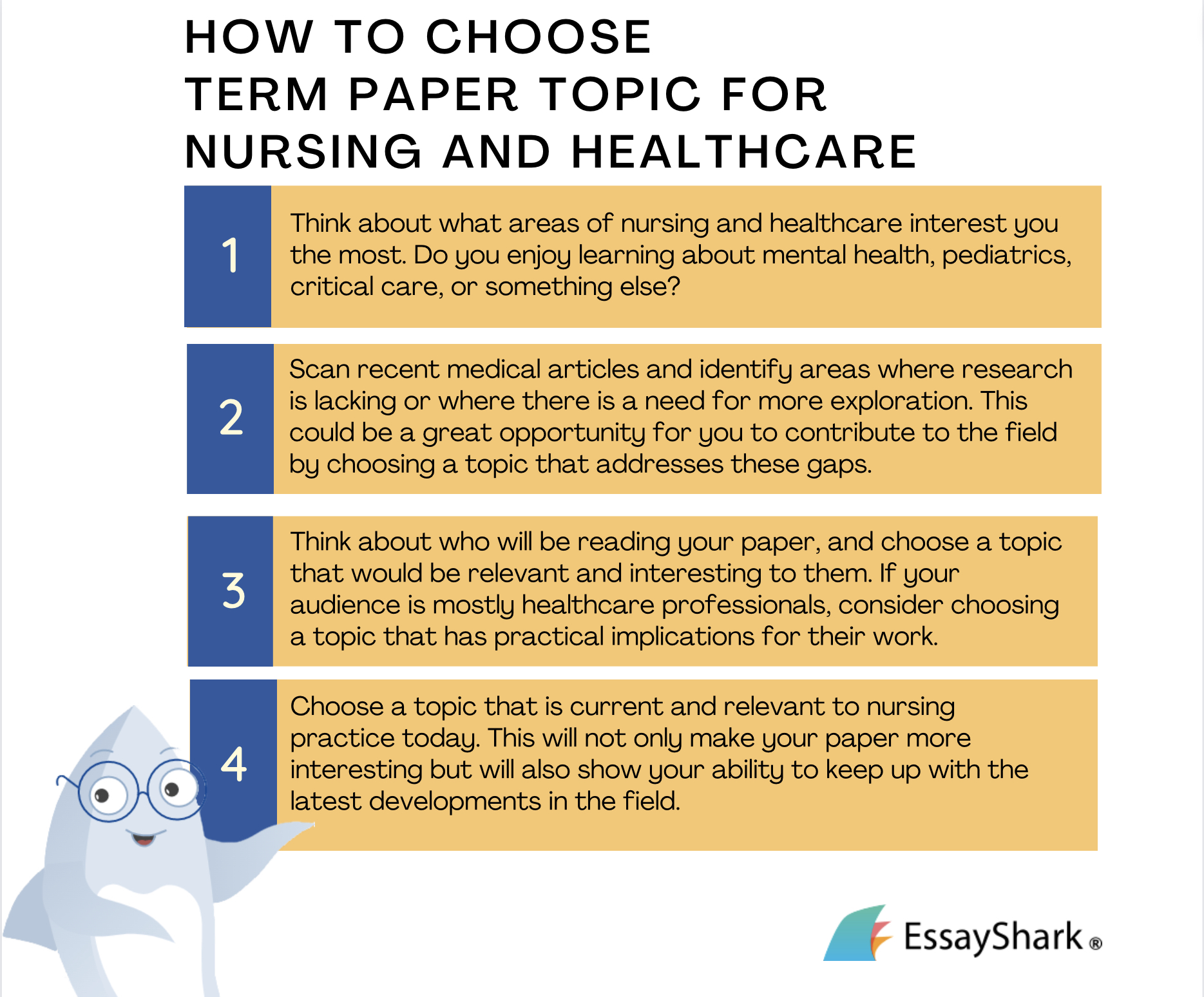 How to choose term paper topic for nursing and healthcare