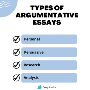 types of argumentative essays