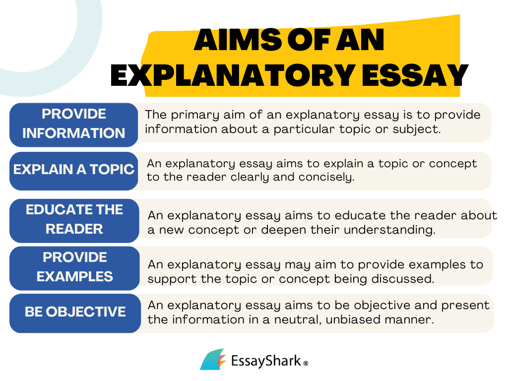 aims of an explanatory essay