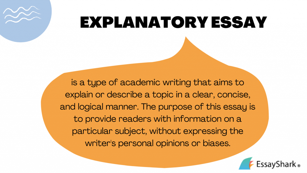 definition of an explanatory essay