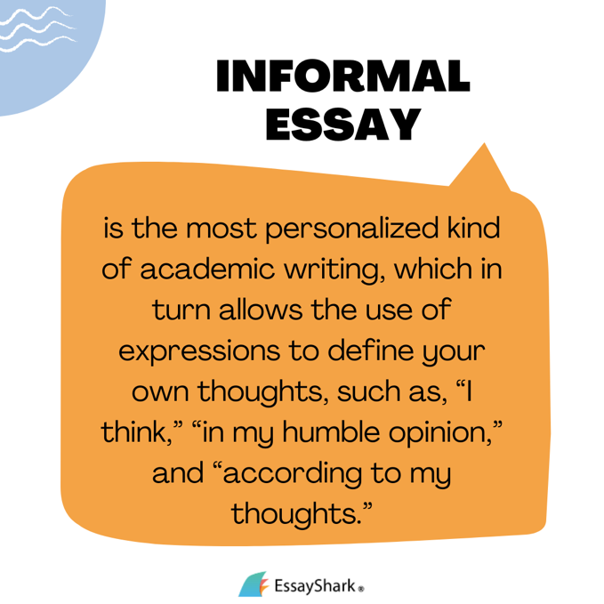 How To Write An Informal Essay Guide Tips And Sample