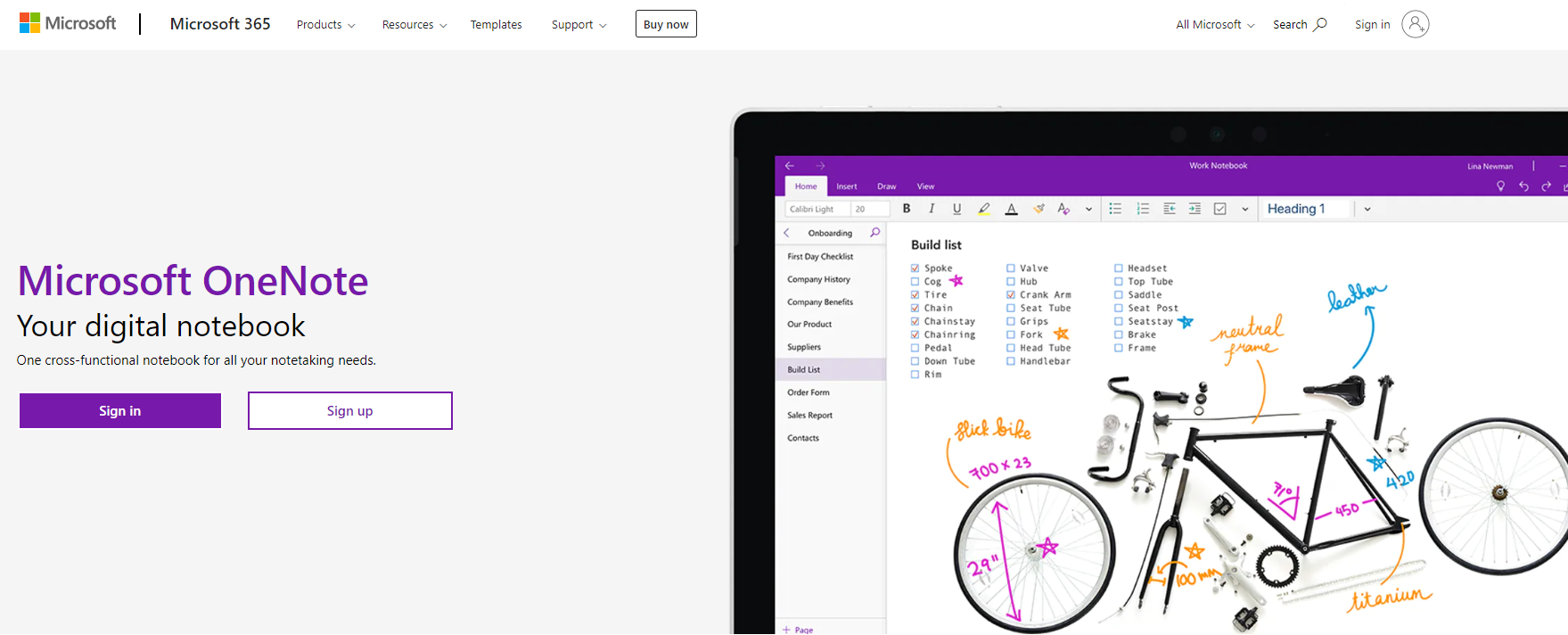 microsolf taking notes tool