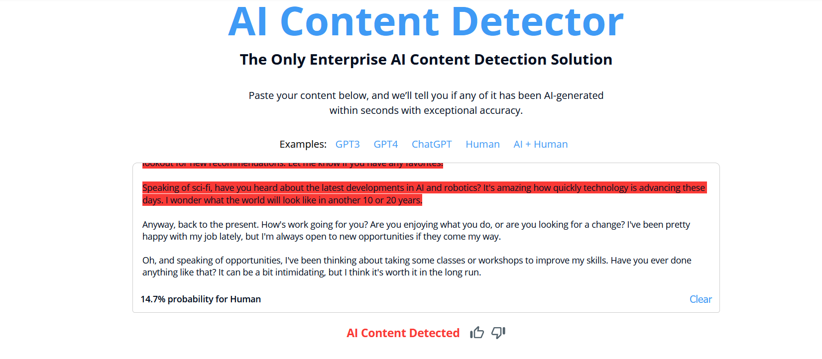 copyleaks ai writing detector