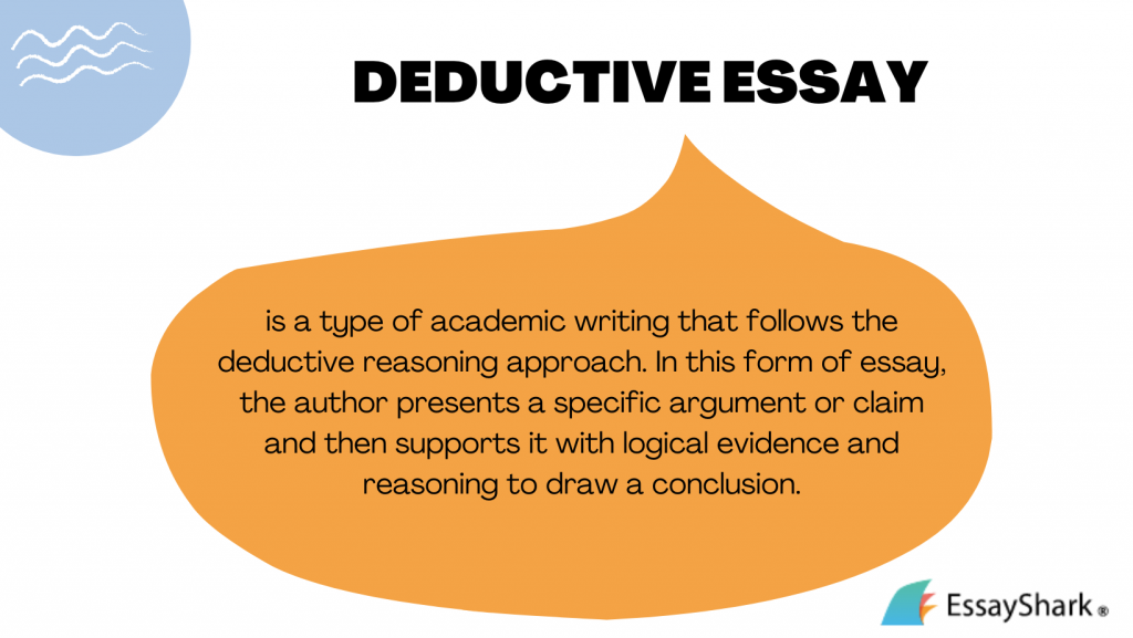 deductive essay definition and example