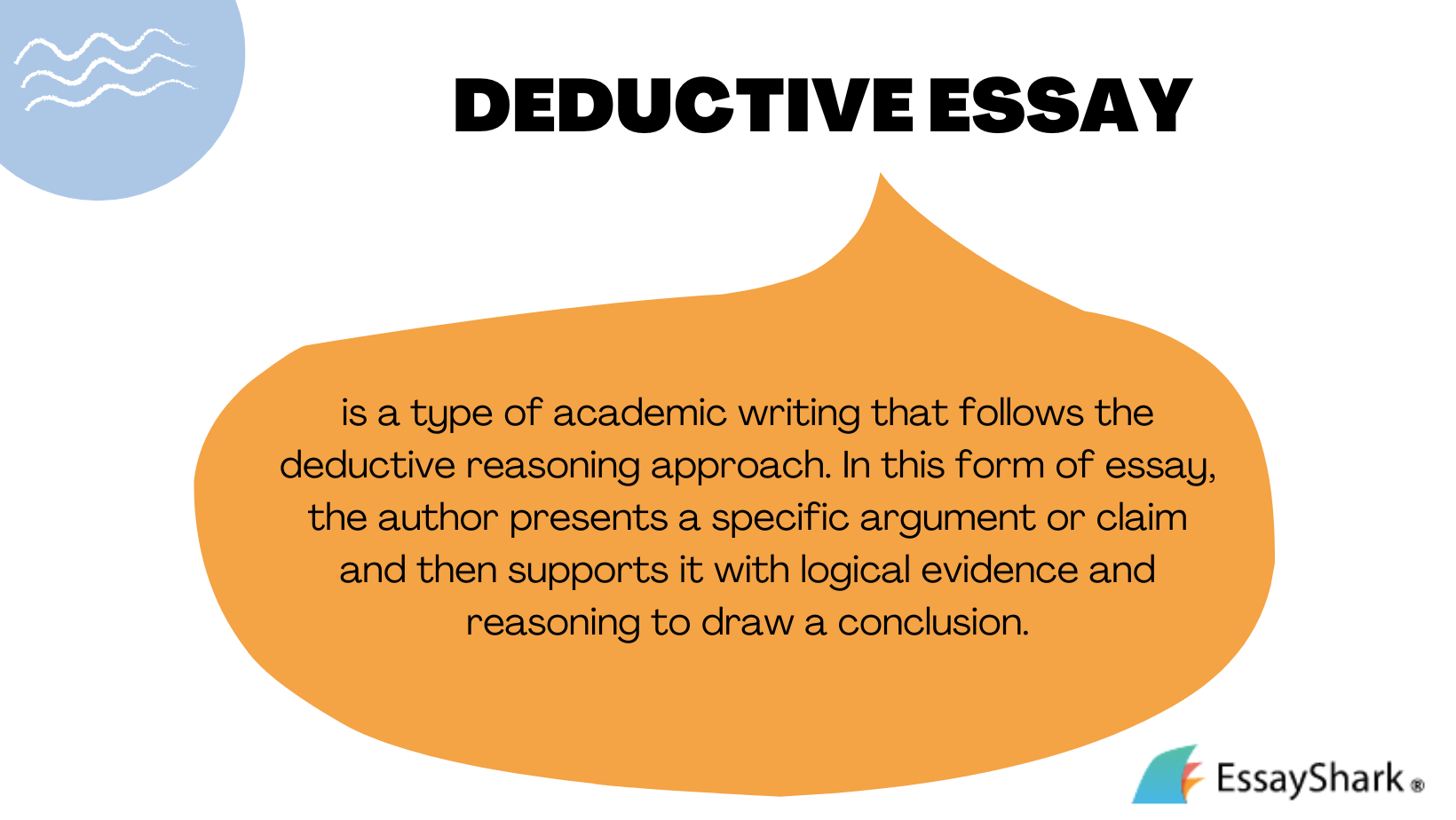 what is a deductive essay