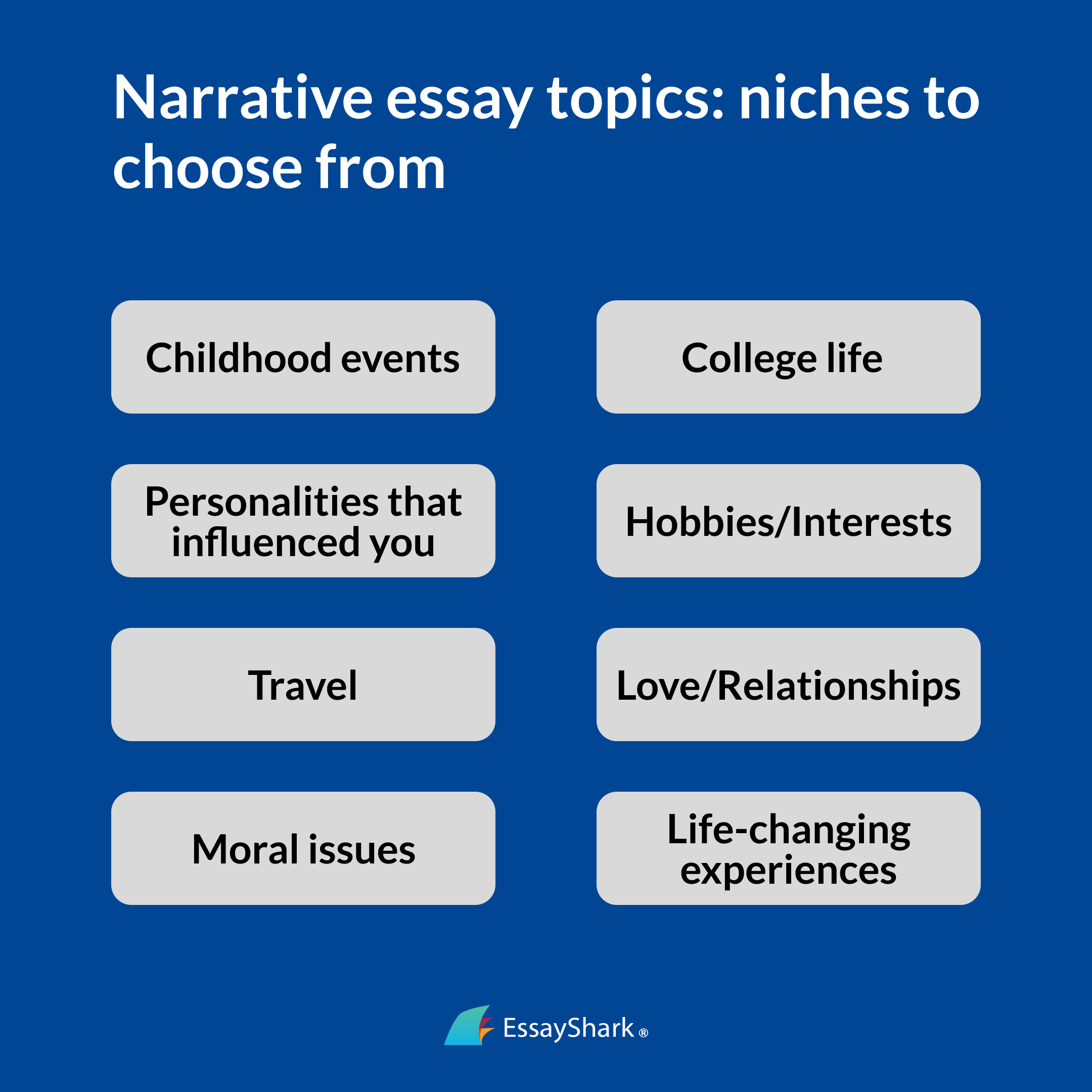 Narrative Essay Topics Niches to Choose From