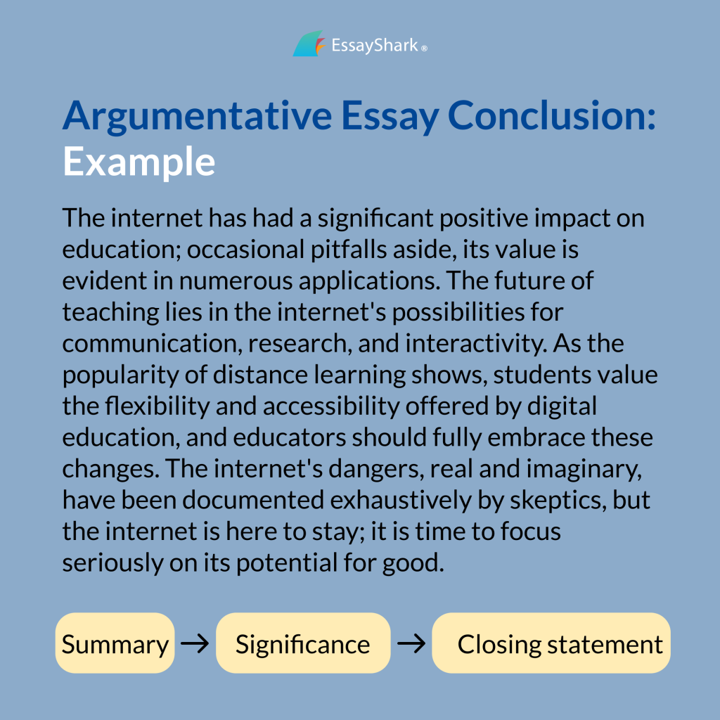 Argumentative Essay Conclusion Example