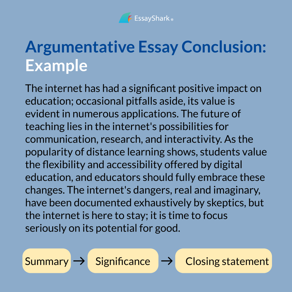 Conclusion Examples For Argumentative Essay Conclusion Examples For Argumentative Essay