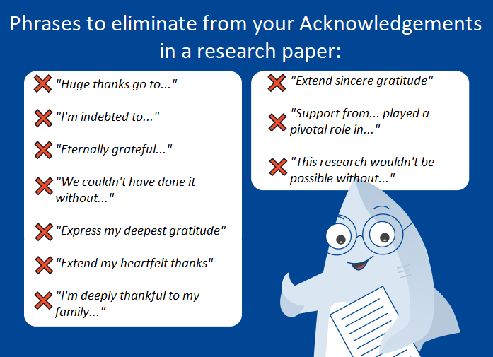 Mistakes to Avoid When Writing Your Acknowledegement