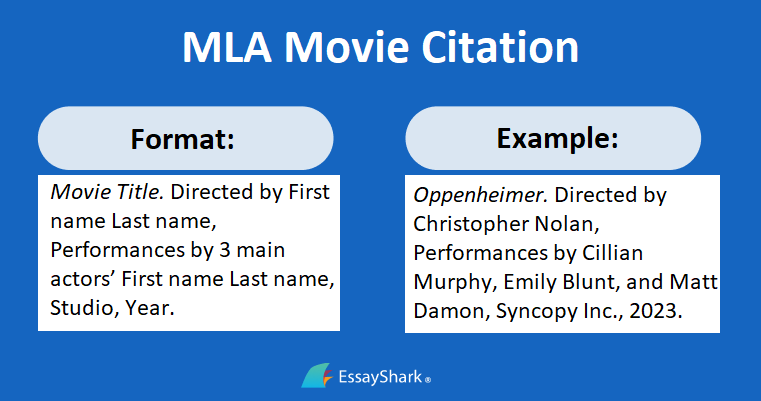 MLA Movie Citation