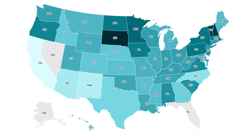 Tuition and required fees in 2-year public institutions